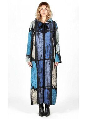 Zero + Maria Cornejo Printed Full Length Multi-Coloured Dress Size 2
